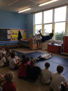 This is Harry Owen, the athlete who came on our Sports For Champions day, demonstrating his fantastic skills!